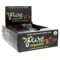 Pure Organic, Органический темный шоколад с ягодами, 12 батончиков, 1,7 унц. (48 г) каждый