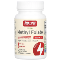 Jarrow Formulas, Метилфолат, 400 мкг, 60 вегетарианских капсул