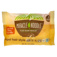 Miracle Noodle, Волосы ангела, коньячная паста ширатаки, 7 унц. (200 г)