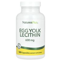 Nature's Plus, Egg Yolk Lecithin, 600 mg, 90 Vegetarian Capsules