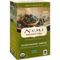 Numi Tea, Organic Tea, Green Tea, Gunpowder Green, 18 Tea Bags, 1.27 oz (36 g)