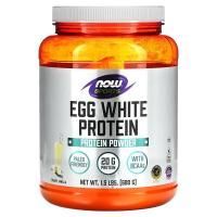 NOW Foods, Протеин яичного белка, без сахара, ванильный крем, 1,5 фунта (680 г)