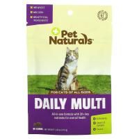 Pet Naturals of Vermont, Ежедневный мультивитамин, для кошек, 30 жевательных таблеток, 1.32 унции (37.5 г)