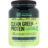 CLEAN MACHINE, Clean Green Protein с Lentein, ванильный чай, 1,57 ф (710 г)