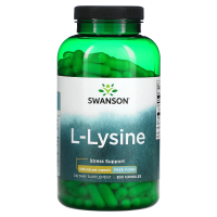 Swanson, L-лизин, 500 мг, 300 капсул