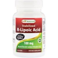 Best Naturals, Stabilized R-Lipoic Acid, 100 mg , 60 VCaps