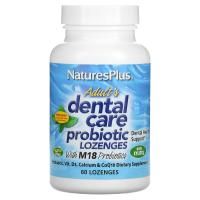 Nature's Plus, Adult's Dental Care Probiotic, Natural Peppermint Flavor, 60 Lozenges