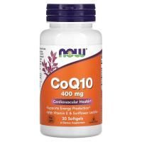 Now Foods CoQ10 (400 мг) 30 софтгелей