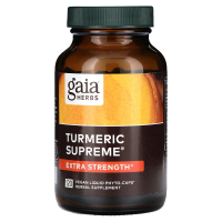 Gaia Herbs, Turmeric Supreme, 120 вегетарианских жидких фитокапсул