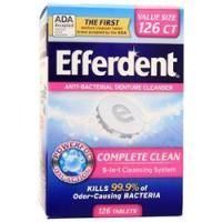 Efferdent, Антибактериальное средство для чистки зубных протезов Complete Clean 126 вкладок