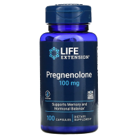 Life Extension, Прегненолон, 100 мг, 100 капсул