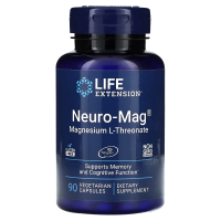 Life Extension, Neuro-Mag, магний L-треонат, 90 капсул в растительной оболочке