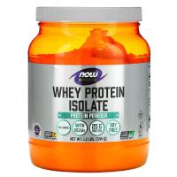 Now Foods, Для спорта, изолят сывороточного протеина, натуральный вкус, 1,2 фунта (544 г)