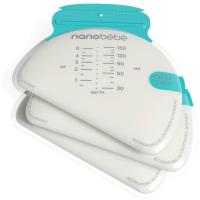 Nanobebe, Пакеты для хранения грудного молока, 50 стерильных пакетов, 5 унц. (150 мл) каждый