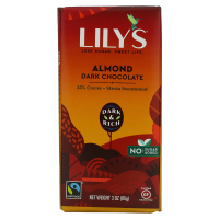 Lily's Sweets, Темный шоколад, миндальный, 3 унц. (85 г)