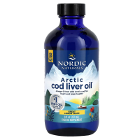 Nordic Naturals, Масло печени арктической трески, со вкусом лимона, 8 жидких унций (237 мл)
