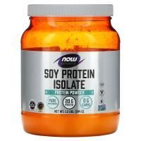 Now Foods, Спортивный продукт, изолят соевого белка, натуральный вкус без вкусовых добавок, 544 г (1,2 фунта)