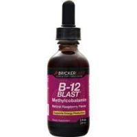 Bricker Labs, B-12- Метилкобаламин малиновый 2 жидких унции