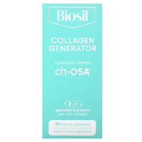 Biosil, Collagen Generator, средство для стимулирования производства коллагена, 30 капсул с жидкостью