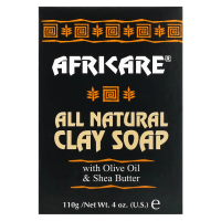 Cococare, Africare, Полностью натуральное мыло с глиной, 4 унции (110 г)