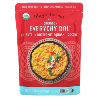 Maya Kaimal, Organic Everyday Dal, красная чечевица, мускатная тыква и кокос, 284 г (10 унций)