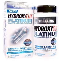Hydroxycut, "Hydroxycut платинум", пищевая добавка для снижения веса, 60 быстродействующих капсул