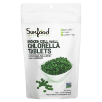 Sunfood, Broken Cell Wall Chlorella Tablets, 250 mg, 456 Tablets, 4 oz (113 g)