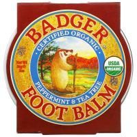 Badger Company, Бальзам для ног, с перечной мятой и чайным деревом, 2 унции (56 г)