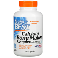 Doctor's Best, Комплекс Calcium Bone Maker с MCHCal, 180 капсул