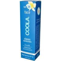 COOLA Organic Suncare Collection, Классический солнцезащитный крем для лица с SPF 30 без запаха, 50 мл
