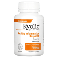 Kyolic, Aged Garlic Extract, куркумин, 50 капсул