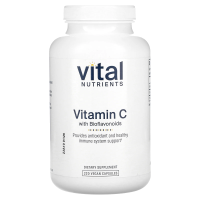 Vital Nutrients, витамин C с биофлавоноидами, 220 веганских капсул