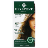 Herbatint, Перманентная растительная краска-гель для волос, 6N, темный блондин, 4,56 жидкой унции (135 мл)