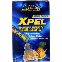 MHP, XPEL, Maximum Strength Herbal Diuretic, Pineapple Ginger, 20 Packs, 0.28 oz (8 g)