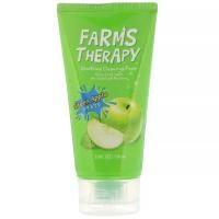 Doori Cosmetics, Farms Therapy, сверкающая пенка для умывания, зеленое яблоко, 150 мл