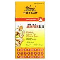 Tiger Balm, Arthritis Rub, без спирта, 4 жидких унций (113 мл)