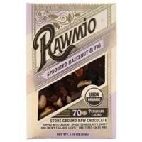 Windy City Organics, Rawmio - Органический твердый молотый сырой шоколад с пророщенным фундуком и инжиром 1,76 унции