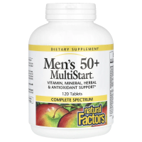 Natural Factors, Комплекс мультивитаминов «MultiStart» для мужчин старше 50 лет, 120 таблеток