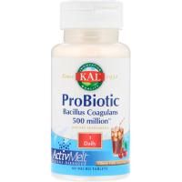 KAL, Probiotic Bacillus Coagulans ActivMelt, Cherry Cola, 500 million, 60 Micro Tablets