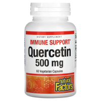 Natural Factors, кверцитин, 500 мг, 60 вегетарианских капсул