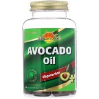 Nature's Life, Масло авокадо, 60 вегетарианских мягких таблеток