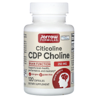 Jarrow Formulas, Цитиколин, CDP-холин, 250 мг, 120 капсул