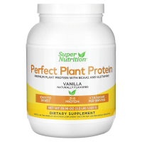 Super Nutrition, прекрасный растительный протеин, со вкусом ванили, 1020 г (2,2 фунта)