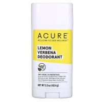 Acure, Дезодорант, лимонная вербена, 63,78 г (2,25 унции)