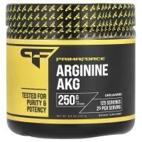 Primaforce, ААКГ, Аргинин Альфа-Кетоглутарат, порошок без вкуса, 250 г