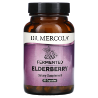 Dr. Mercola, Органические ферментированные ягоды бузины, 60 таблеток