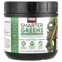 Force Factor, Smarter Greens, суперфуд, порошок, без добавок, 374 г (13,2 унции)