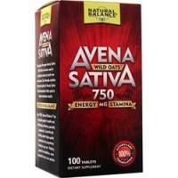 Natural Balance, Авена Сатива (дикий овес) 750 мг 100 таблеток
