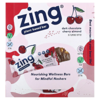 Zing, Vitality Батончик Темный шоколад Вишня Миндаль 12 батончиков