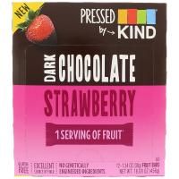 KIND Bars, Pressed by KIND, Dark Chocolate Strawberry, 12  Fruit Bars, 1.34 oz (38 g) Each